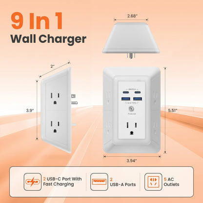 Orim™ ChargeHub - Smart Outlet Extender