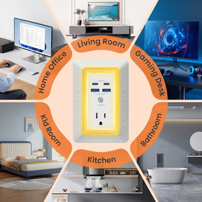 Orim™ ChargeHub - Smart Outlet Extender