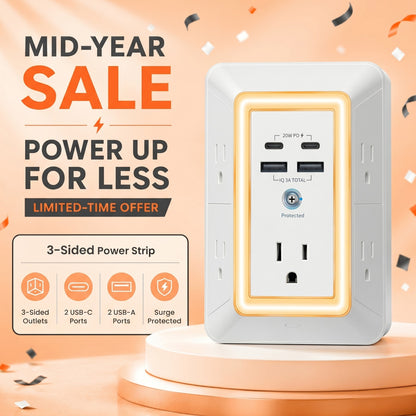 Orim™ ChargeHub - Smart Outlet Extender