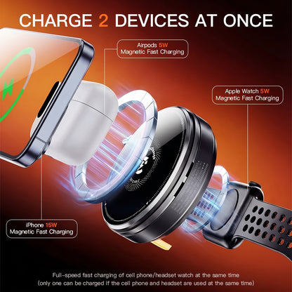 Orim™ SnapCharge Pro - 3-in-1 Magnetic Wireless Charging Station