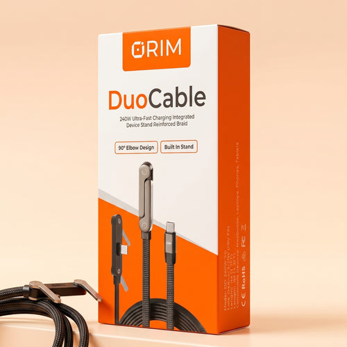 Orim™ DuoCable - Built in stand