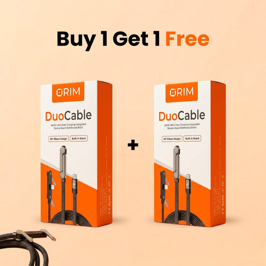 Orim™ DuoCable - Built in stand with Cable